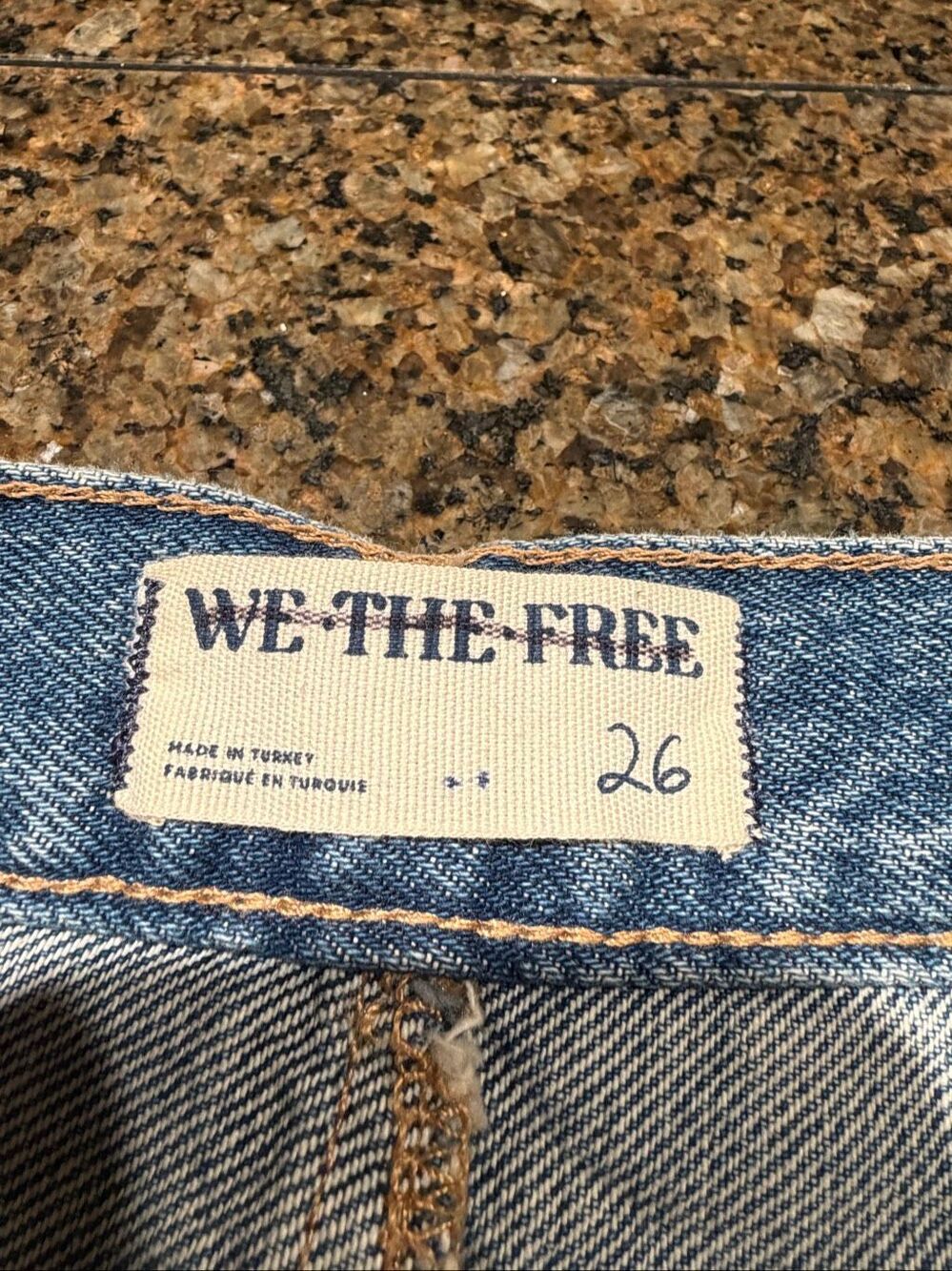 NWOT We The Free denim mini skirt - Picture 7 of 10